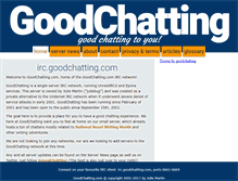 Tablet Screenshot of goodchatting.com